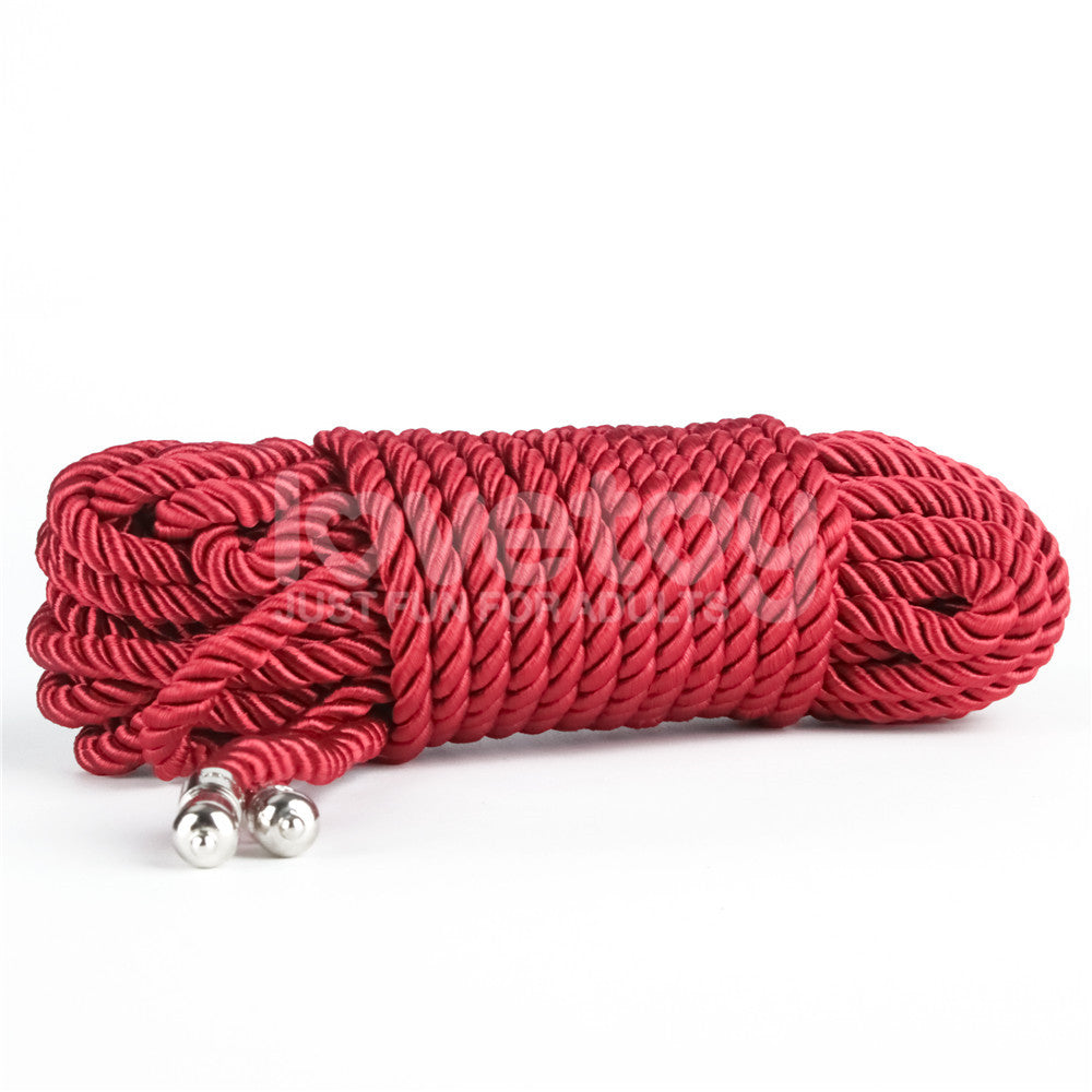Rebellion Reign Silky Bondage Rope - Red