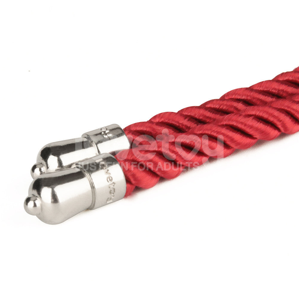 Rebellion Reign Silky Bondage Rope - Red