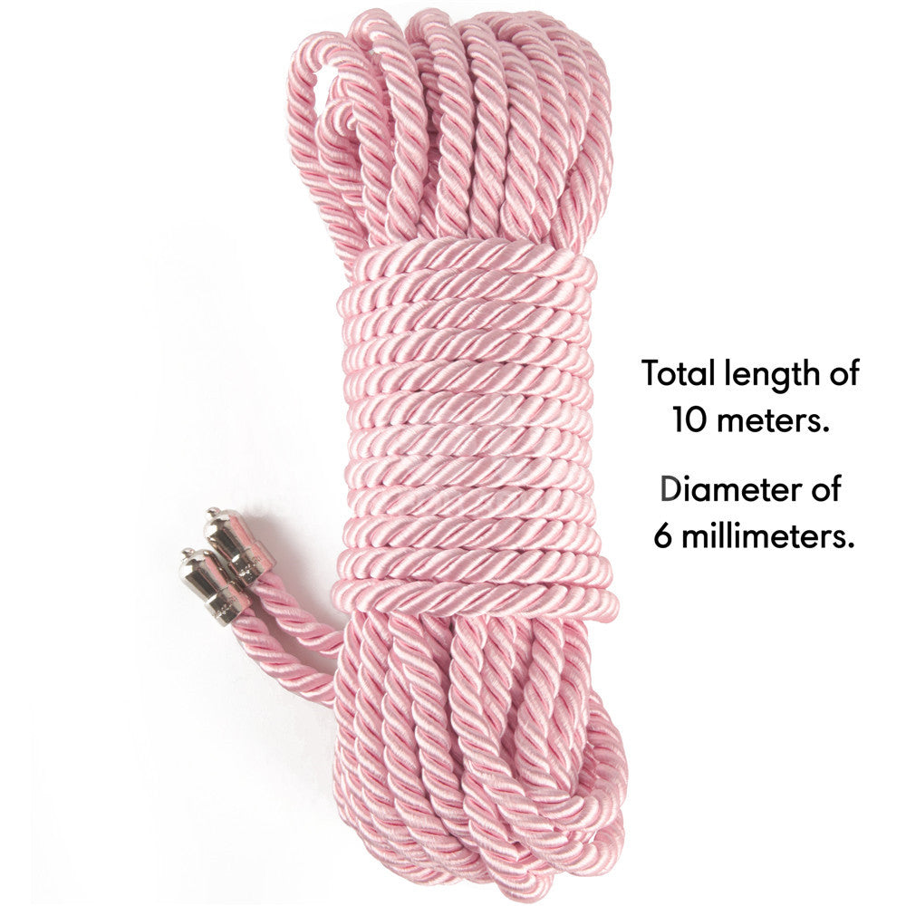 Rebellion Reign Silky Bondage Rope - Pink