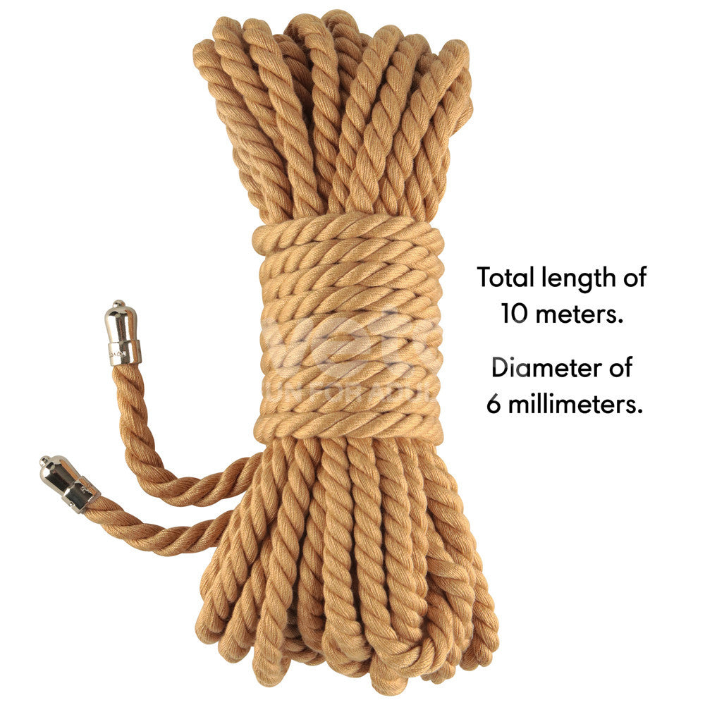 Rebellion Reign Bondage Rope - Natural