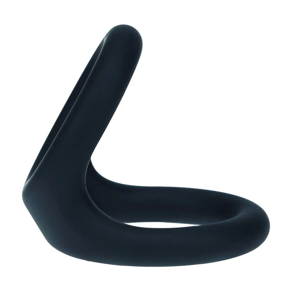 LEVELZ Double O Silicone Cock Ring - L - Black