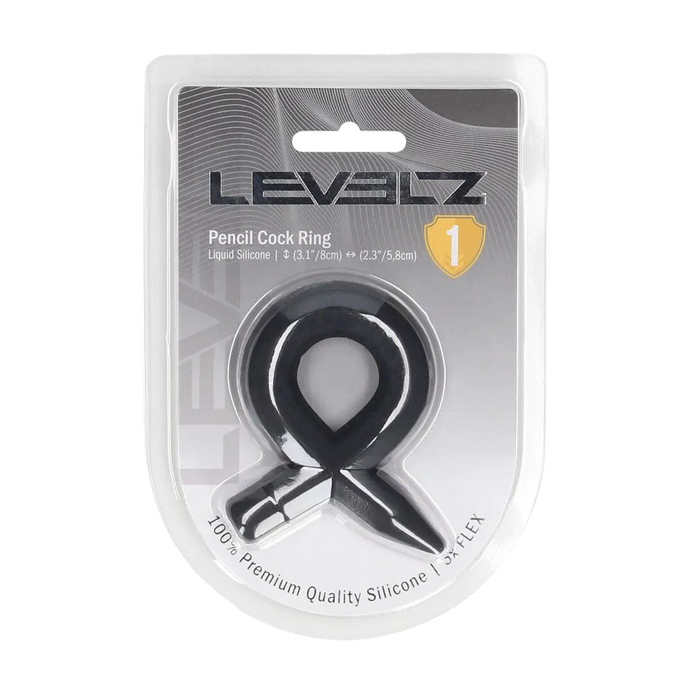 LEVELZ Pencil Liquid Silicone Cock Ring