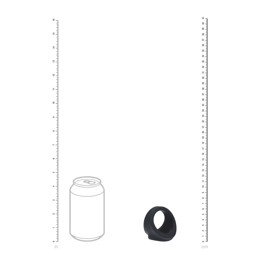 LEVELZ Silicone Cock & Ball Harness - Black