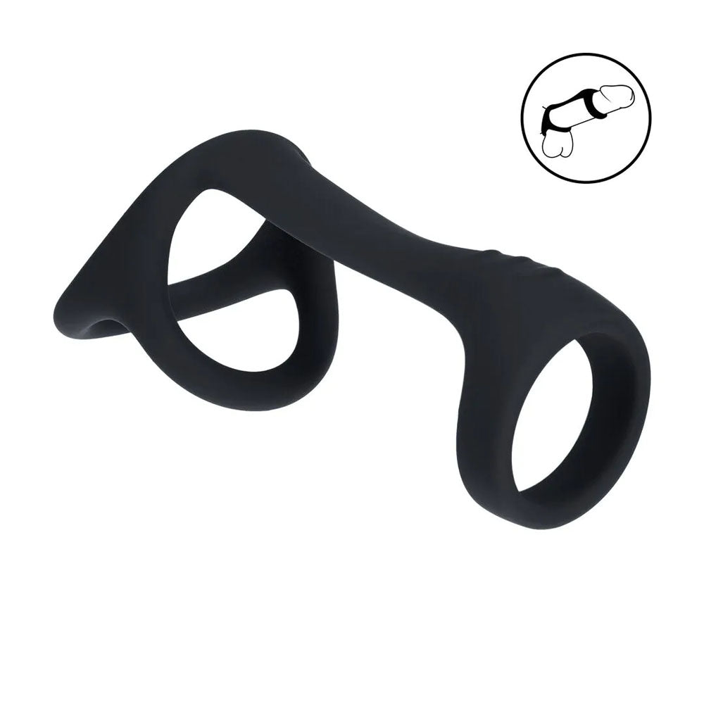 LEVELZ Tri O Silicone Shaft Cock & Ball Ring
