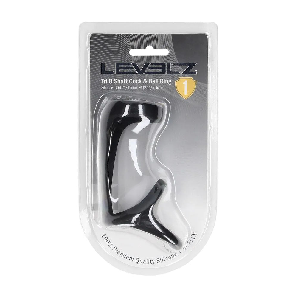 LEVELZ Tri O Silicone Shaft Cock & Ball Ring