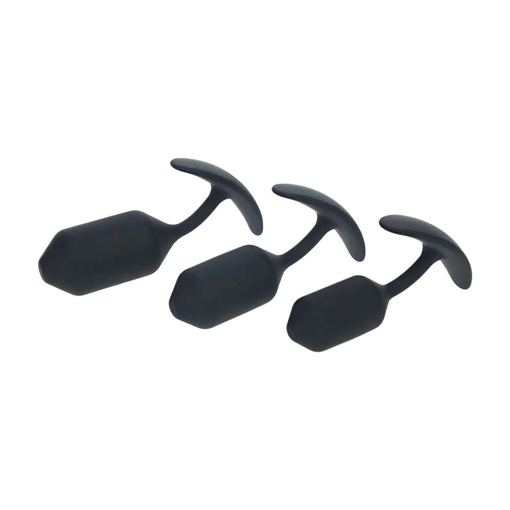 LEVELZ Silicone Weighted Anal Plug Training Set