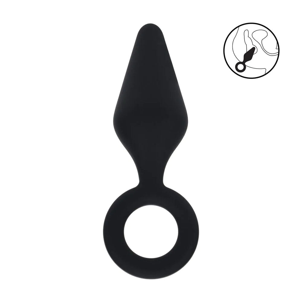 LEVELZ Silicone Anal Plug with Loop - Large