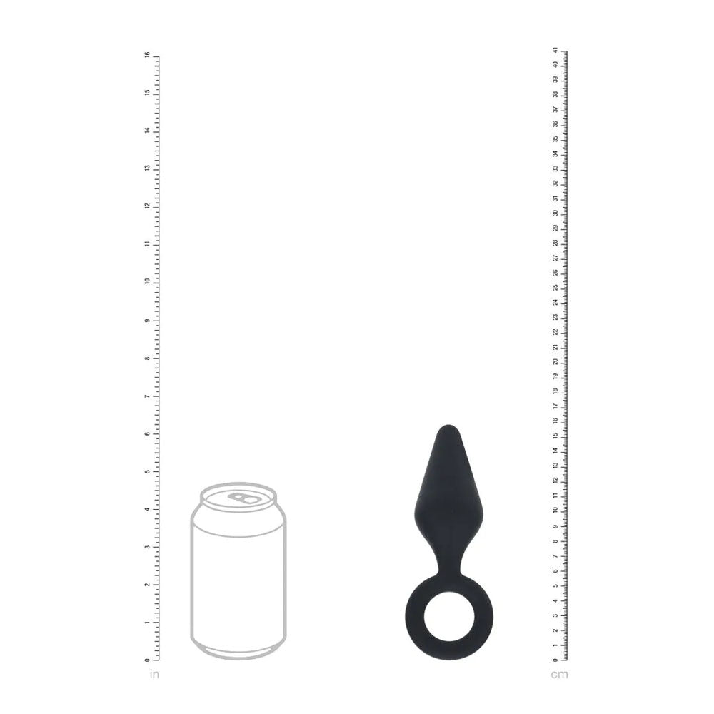 LEVELZ Silicone Anal Plug with Loop - Large