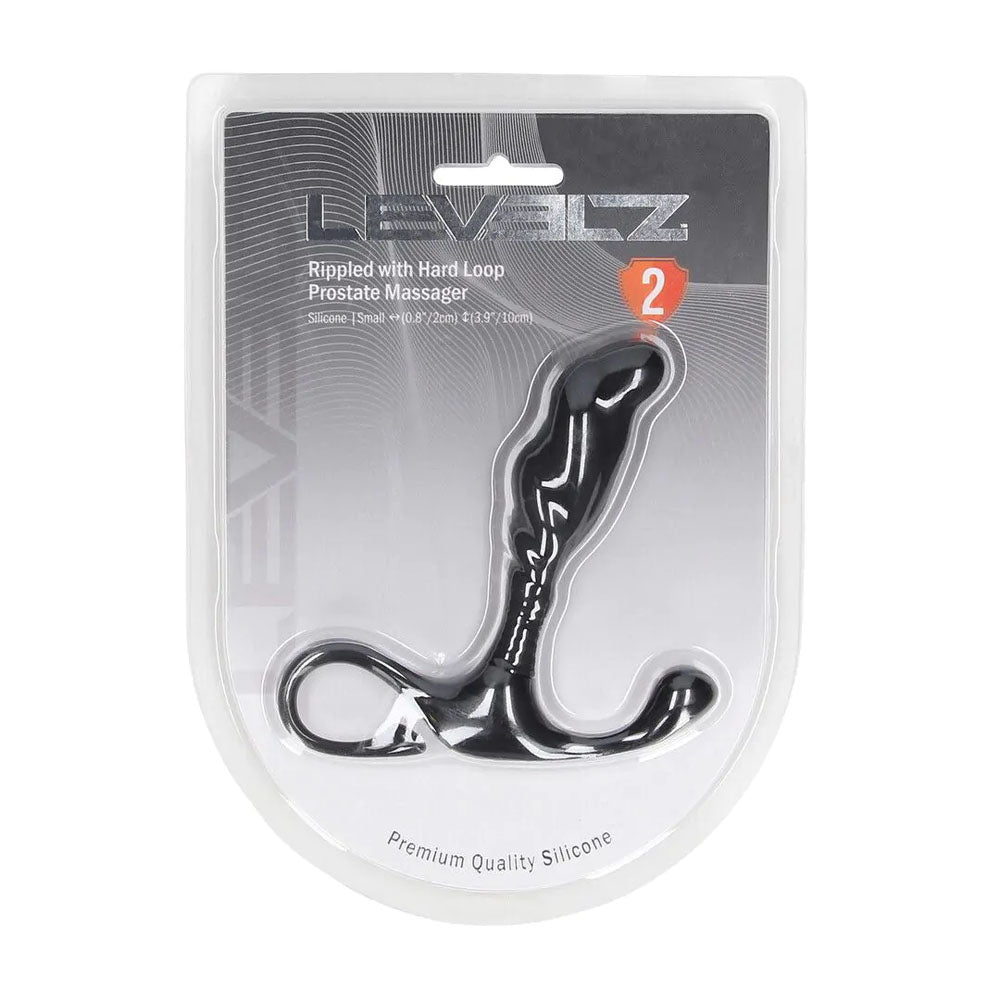LEVELZ Rippled with Hard Loop Prostate Massager - Small