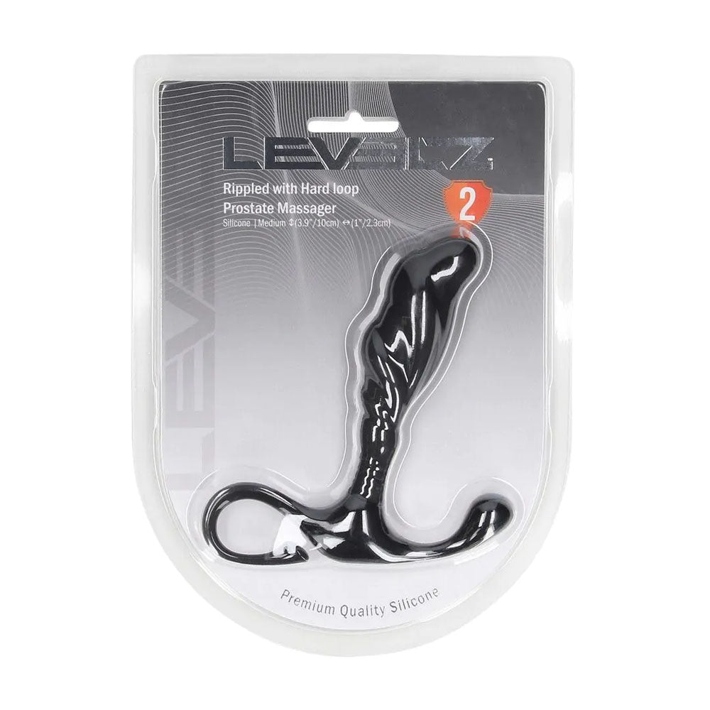 LEVELZ Rippled with Hard Loop Prostate Massager - Medium