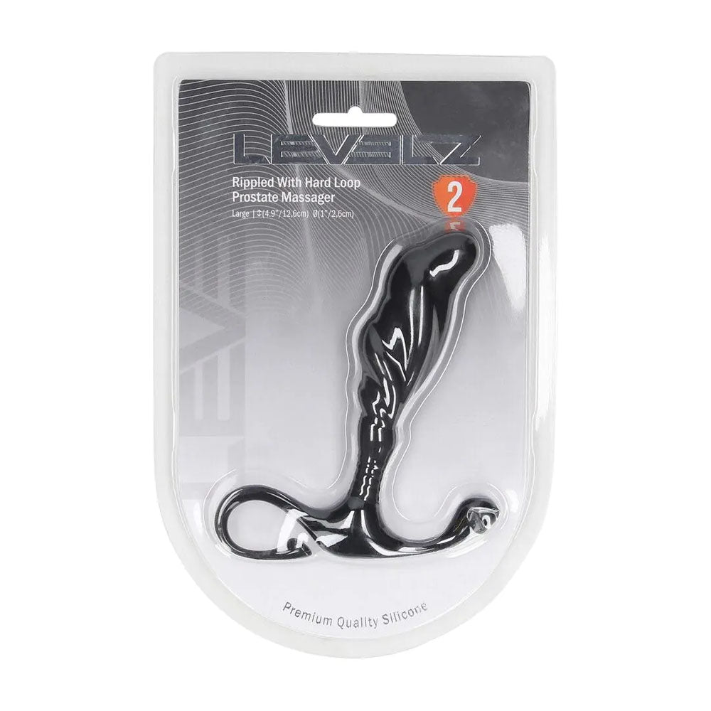 LEVELZ Rippled with Hard Loop Prostate Massager - Large