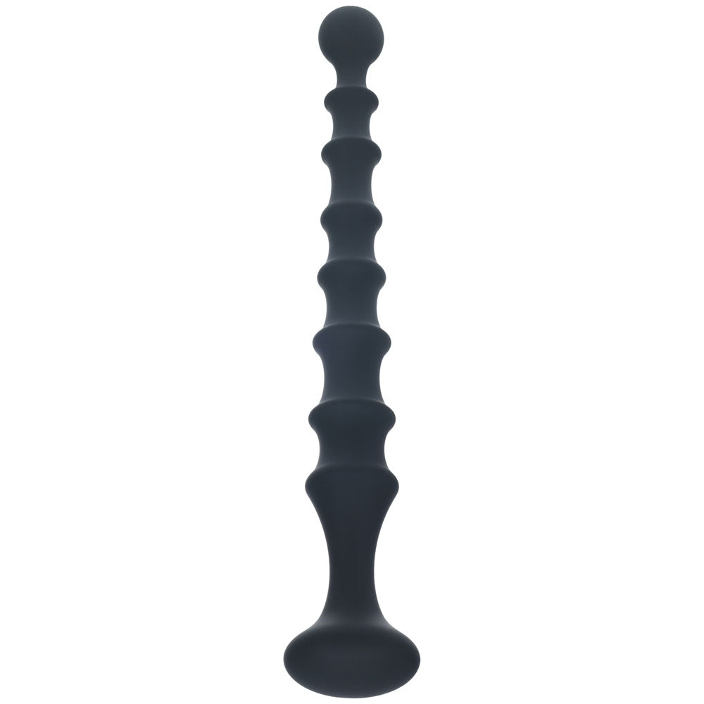 LEVELZ Ribbed Silicone Flared Anal Probe