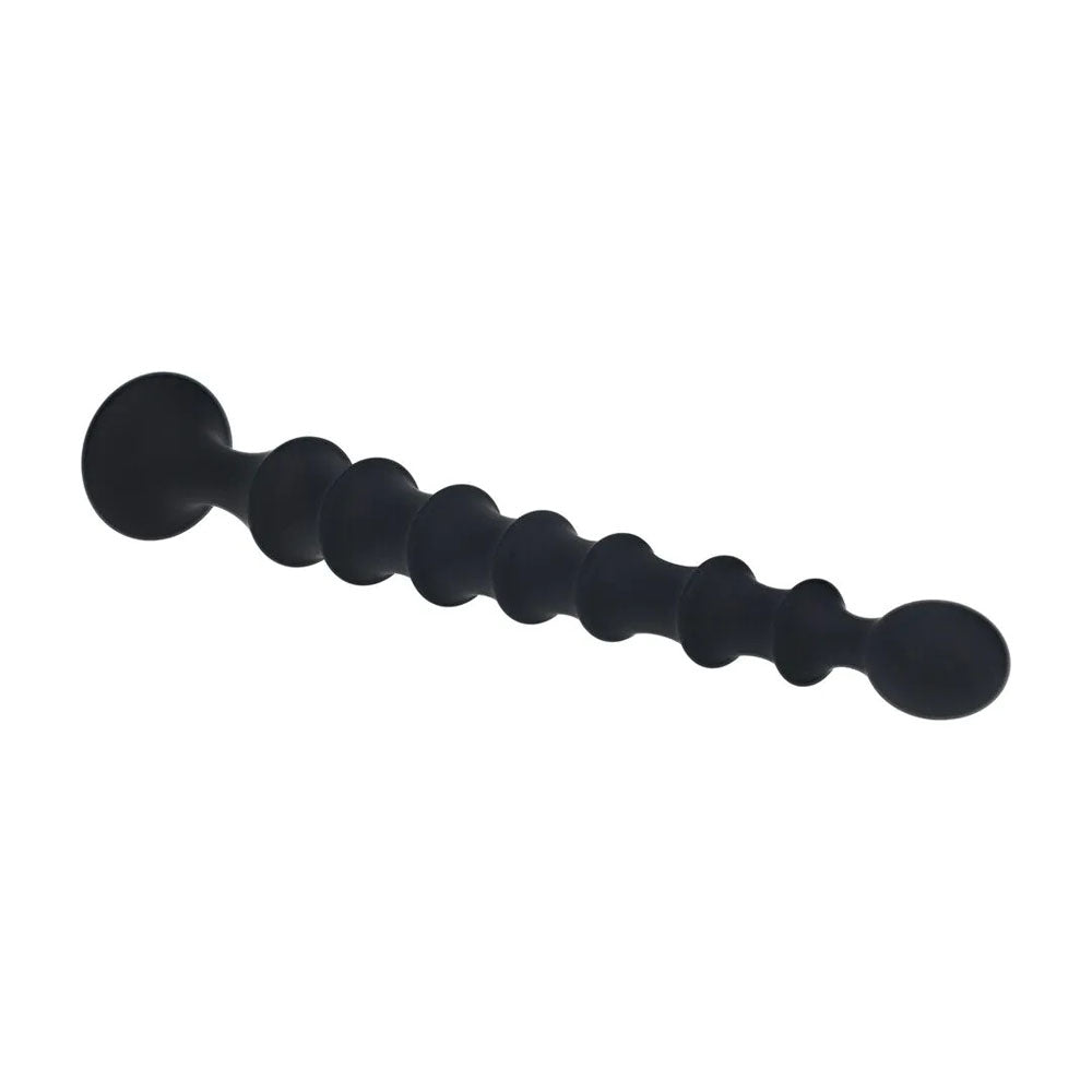 LEVELZ Ribbed Silicone Flared Anal Probe