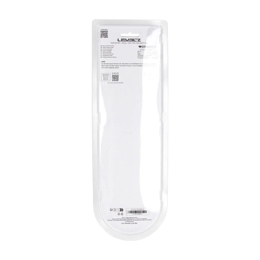 LEVELZ Round Silicone Anal Balls - S - 20mm