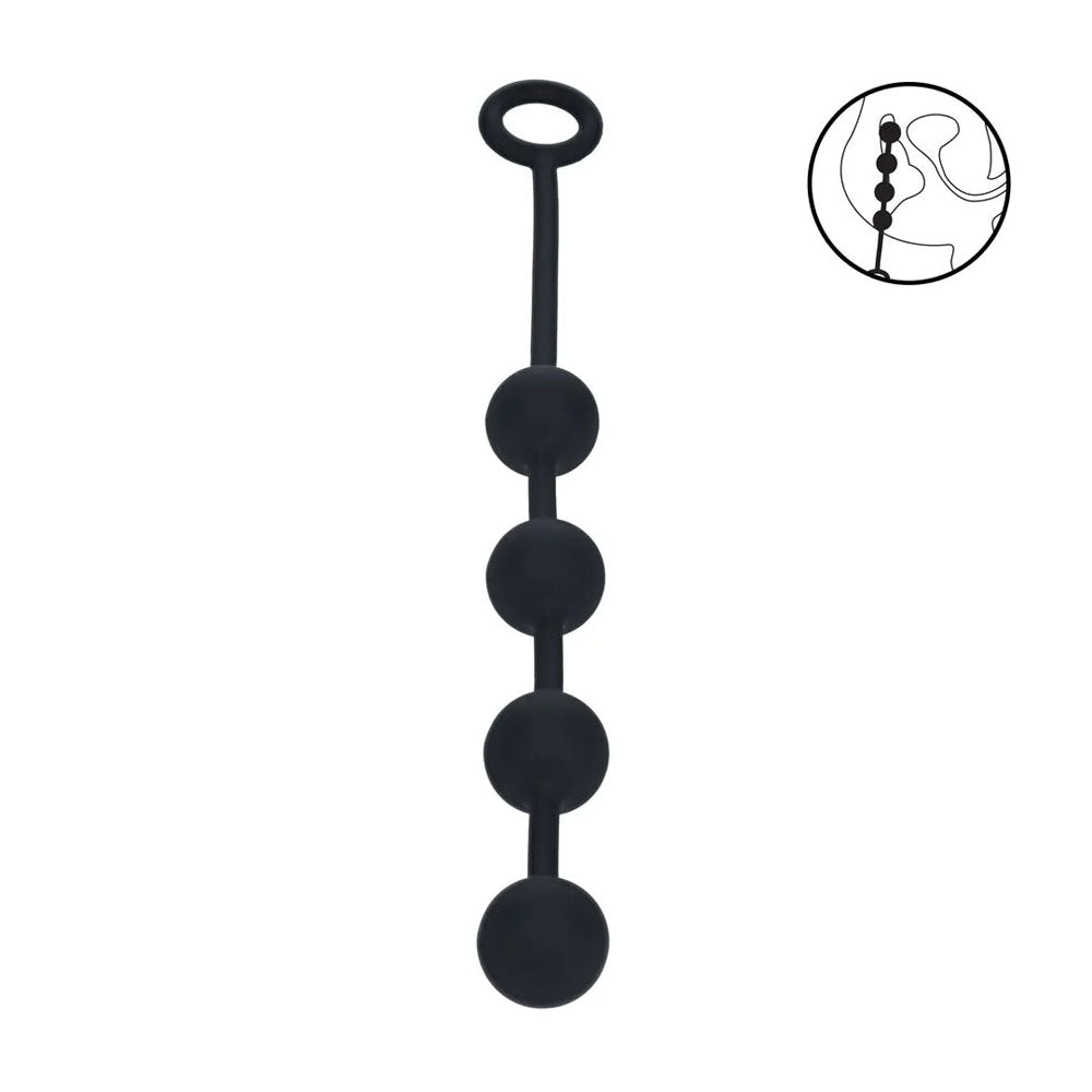 LEVELZ Round Silicone Anal Balls - M - 20mm