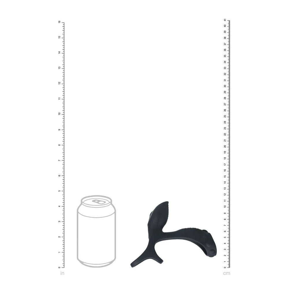 LEVELZ Vibrating Cock & Ball Ring with Shaft Loop