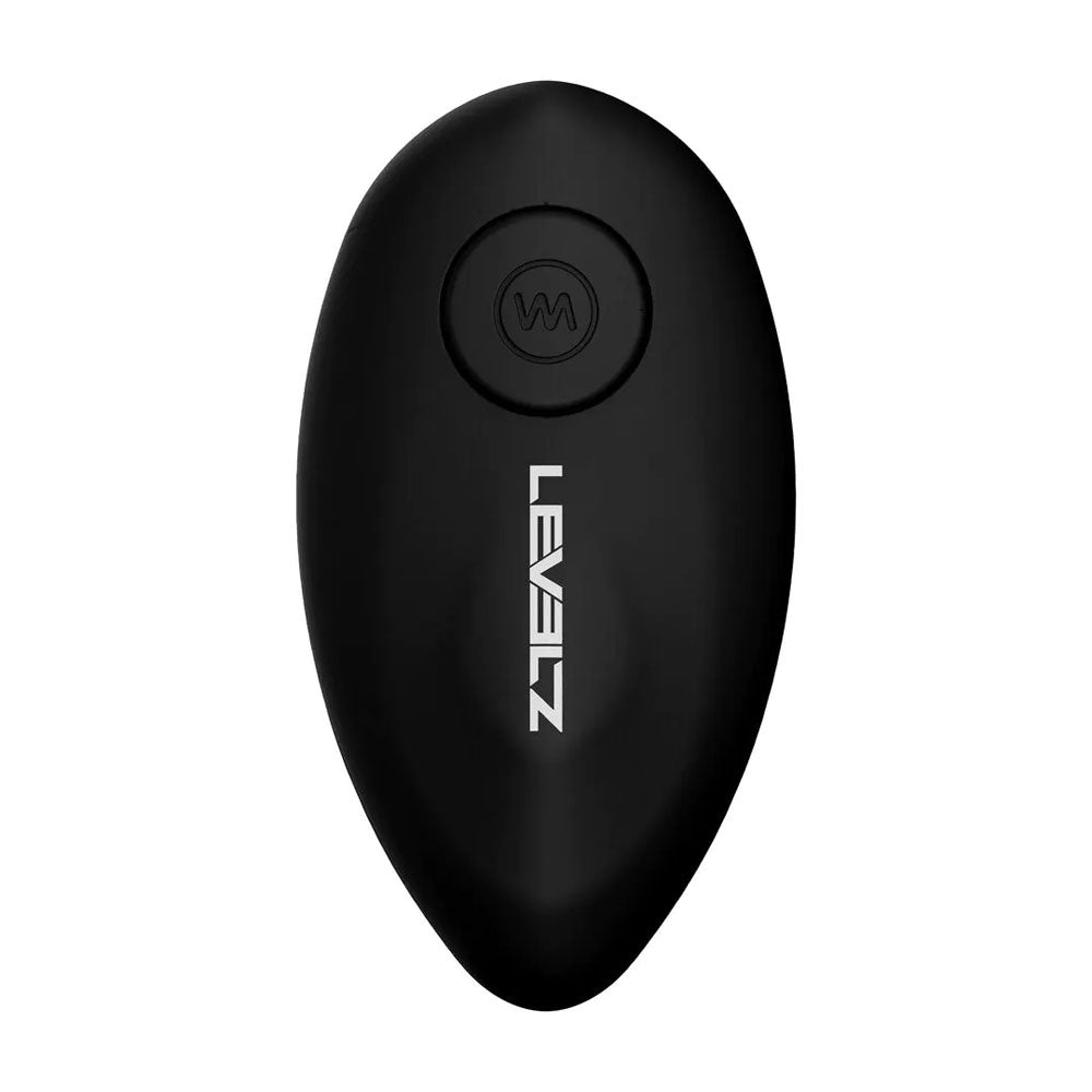 LEVELZ Remote Controlled Vibrating TriO Cock Ring with Prostate Stimulator