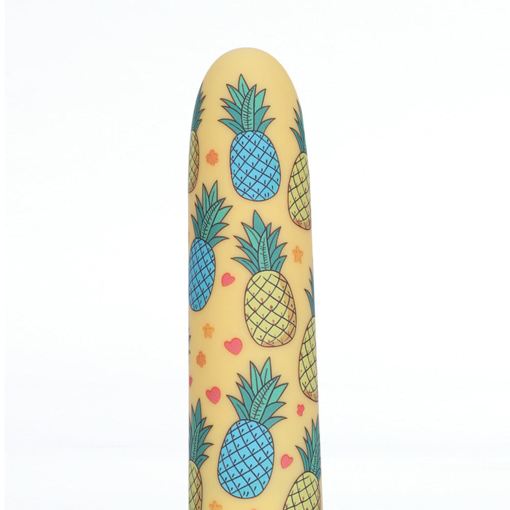 Maia KONA - Pineapple Yellow 10 cm USB Rechargeable Powerful Bullet