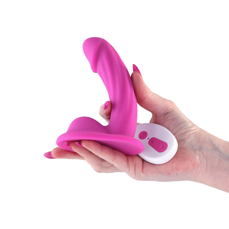 Colours Curve - Vibrating 5'' Dildo - Pink
