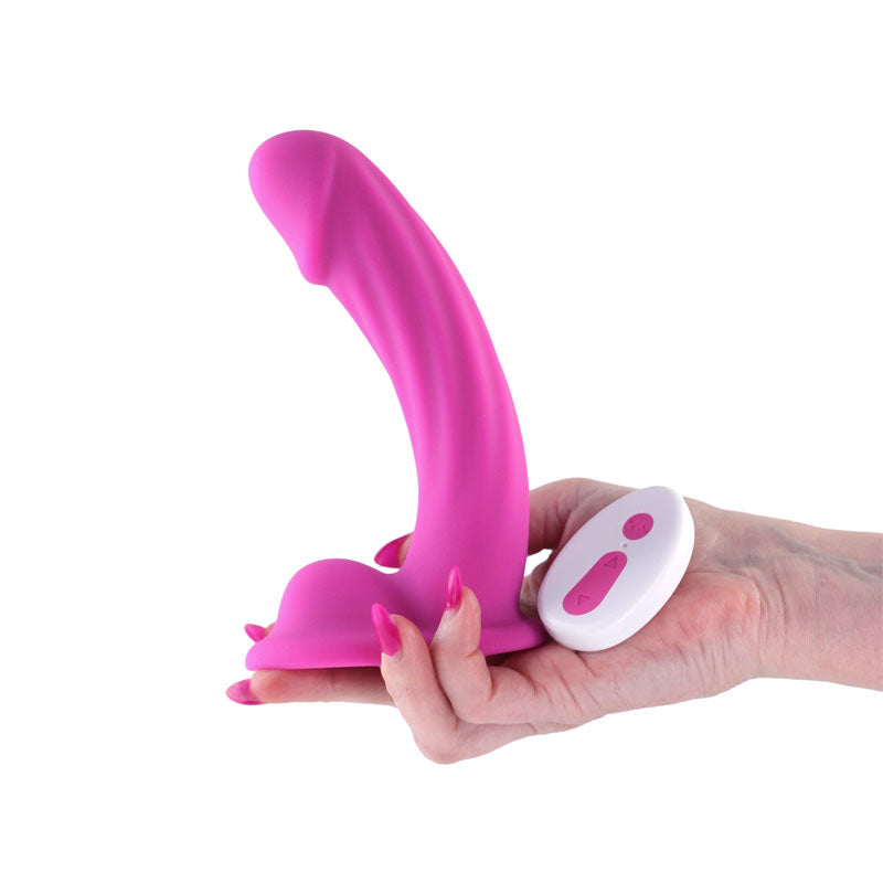 Colours Curve - Vibrating 6'' Dildo - Pink