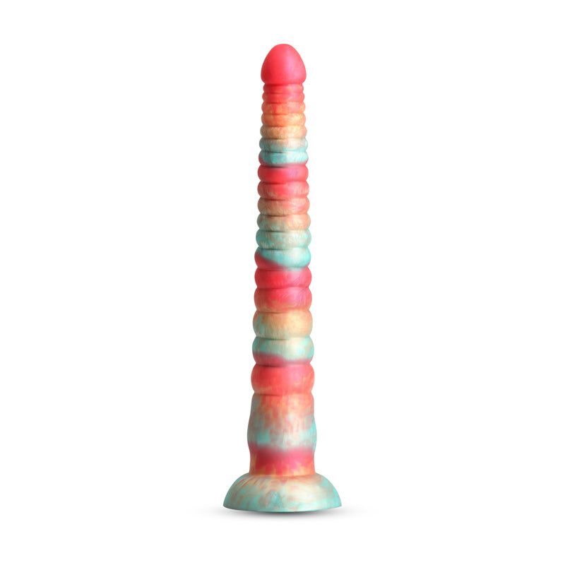 Colours Stacked - 12'' Dildo - Red/Gold