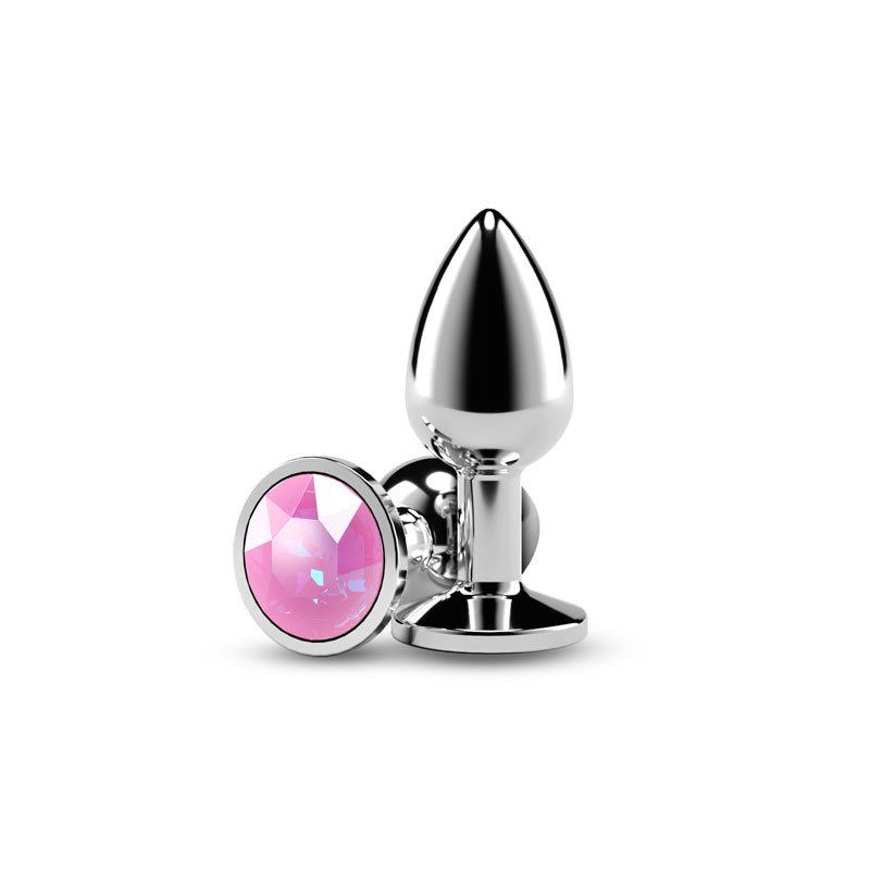 Rear Assets Silver - Small - Pink Gem -