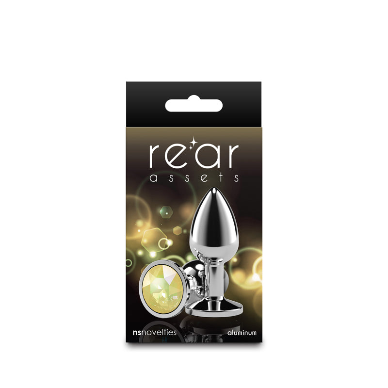 Rear Assets Silver - Small - Yellow Gem -