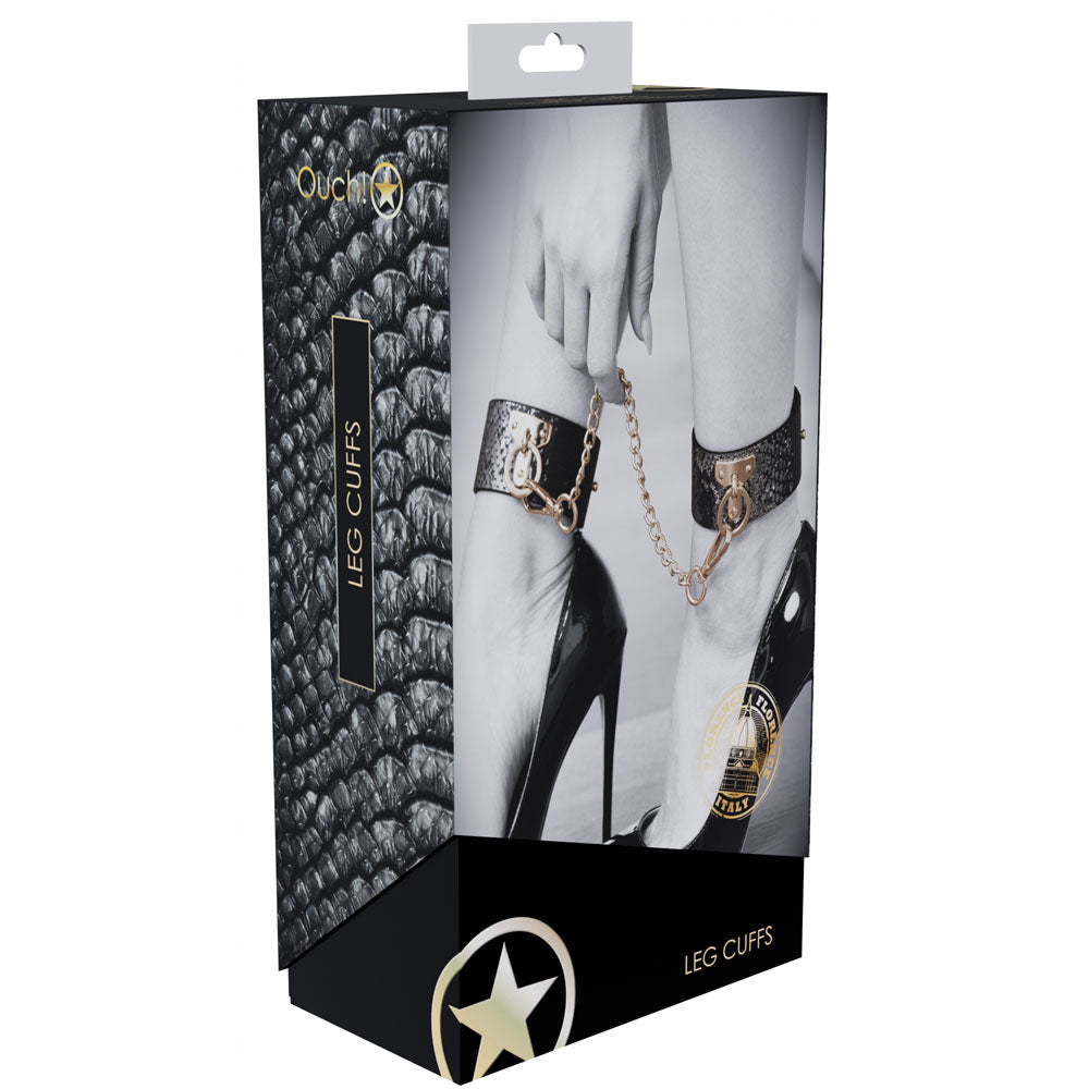 OUCH! Florence Collection - Leg Cuffs - Black