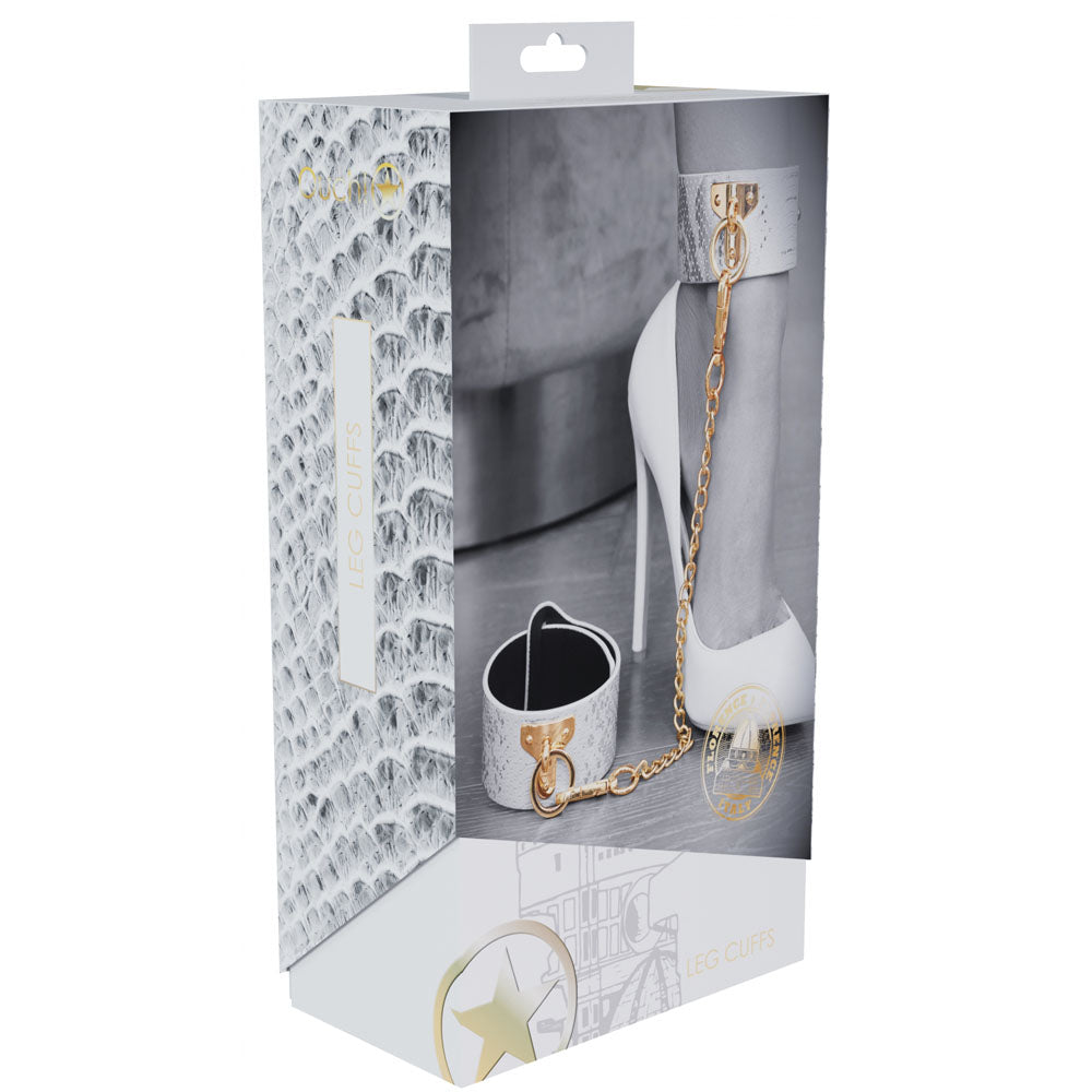 OUCH! Florence Collection - Leg Cuffs - White