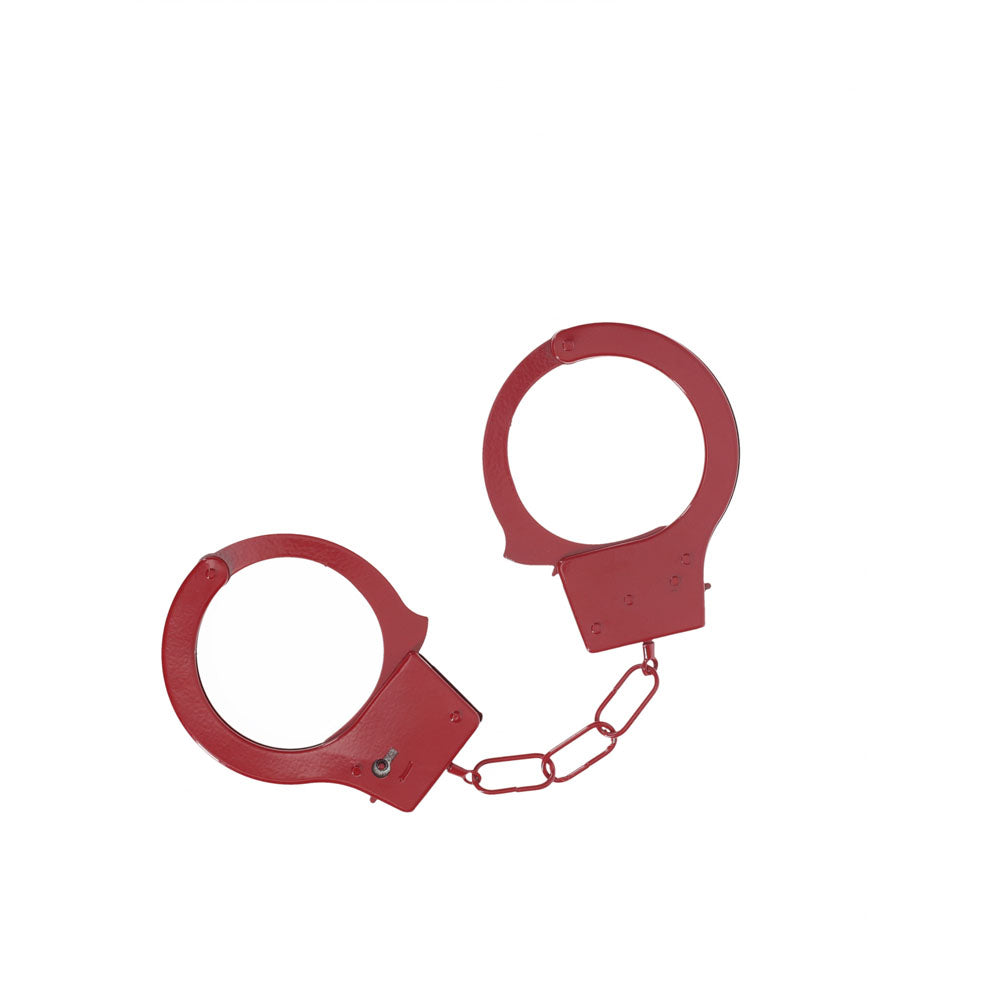 OUCH! Classic Metal Cuffs - Red