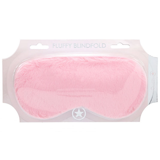 OUCH! Fluffy Mask - Powder Pink - Pink Fluffy Eye Mask