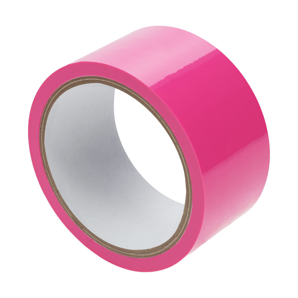 OUCH! PVC Non-Stick Tape - Pink - Pink Bondage Tape - 20 metre Length