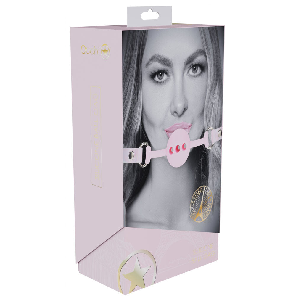 OUCH! Paris Collection - Silicone Ball Gag - Pink