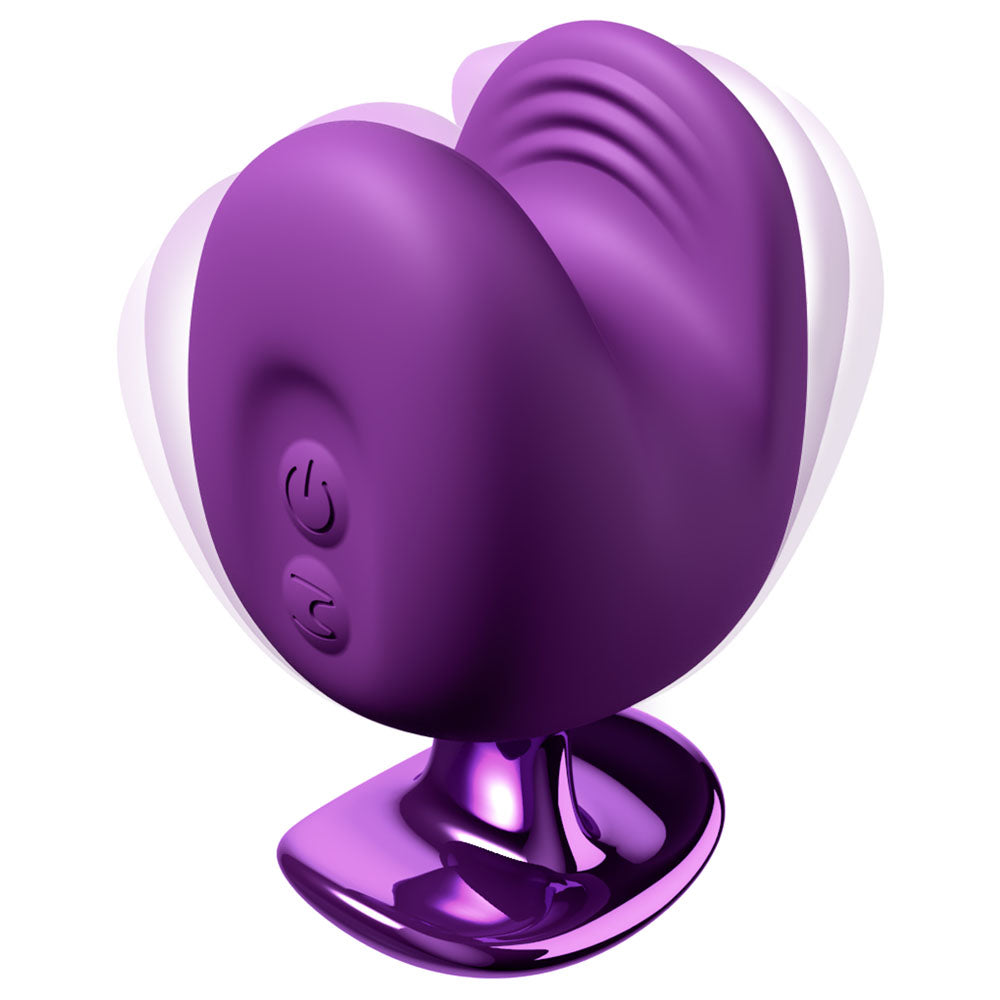 Fantasy For Her Luv Bites - Purple - Purple USB Rechargeable Vibrating & Biting Stimulator
