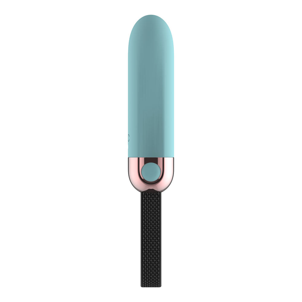 Passion Play Vibrating Bullet - Blue - Blue 8.5 cm USB Rechargeable Vibrating Bullet