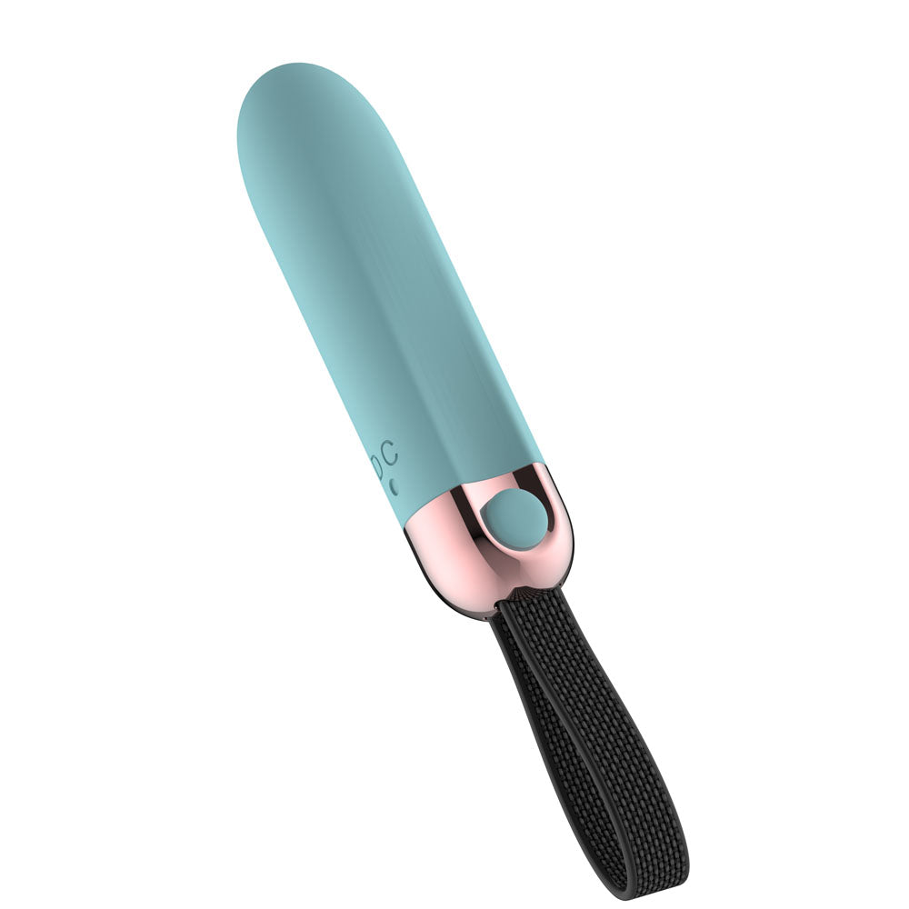 Passion Play Vibrating Bullet - Blue - Blue 8.5 cm USB Rechargeable Vibrating Bullet