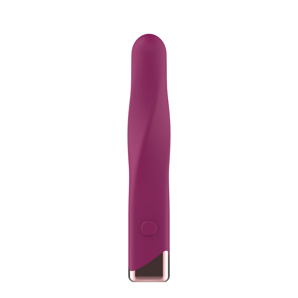 Passion Play Rechargeable Vibrating Bullet - Purple - Purple 12 cm USB Rechargeable Vibrating Bullet