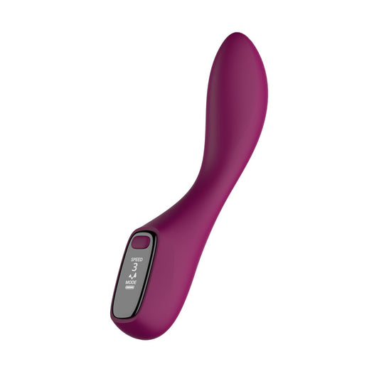 Passion Play G-spot vibrator with LED sc -