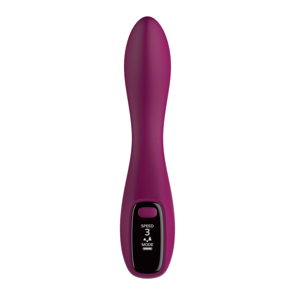 Passion Play G-spot vibrator with LED sc -