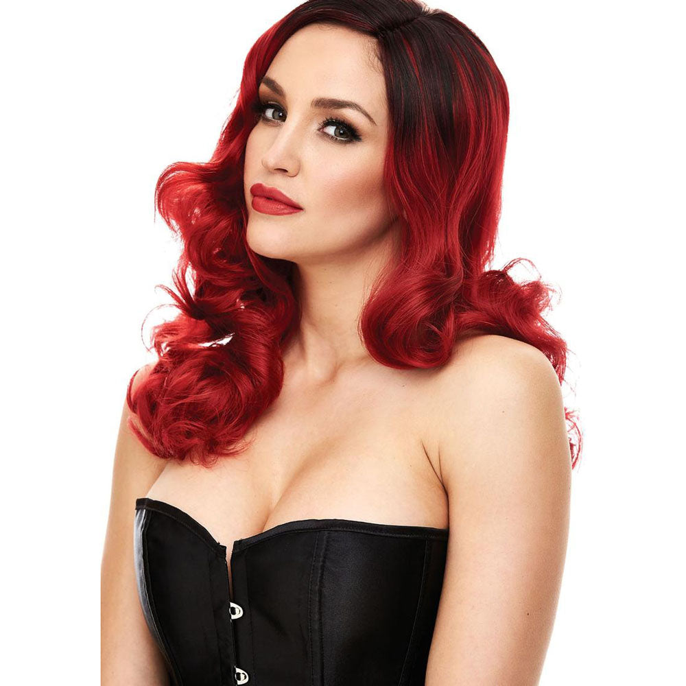 PLEASURE WIGS Candice - Red/Black