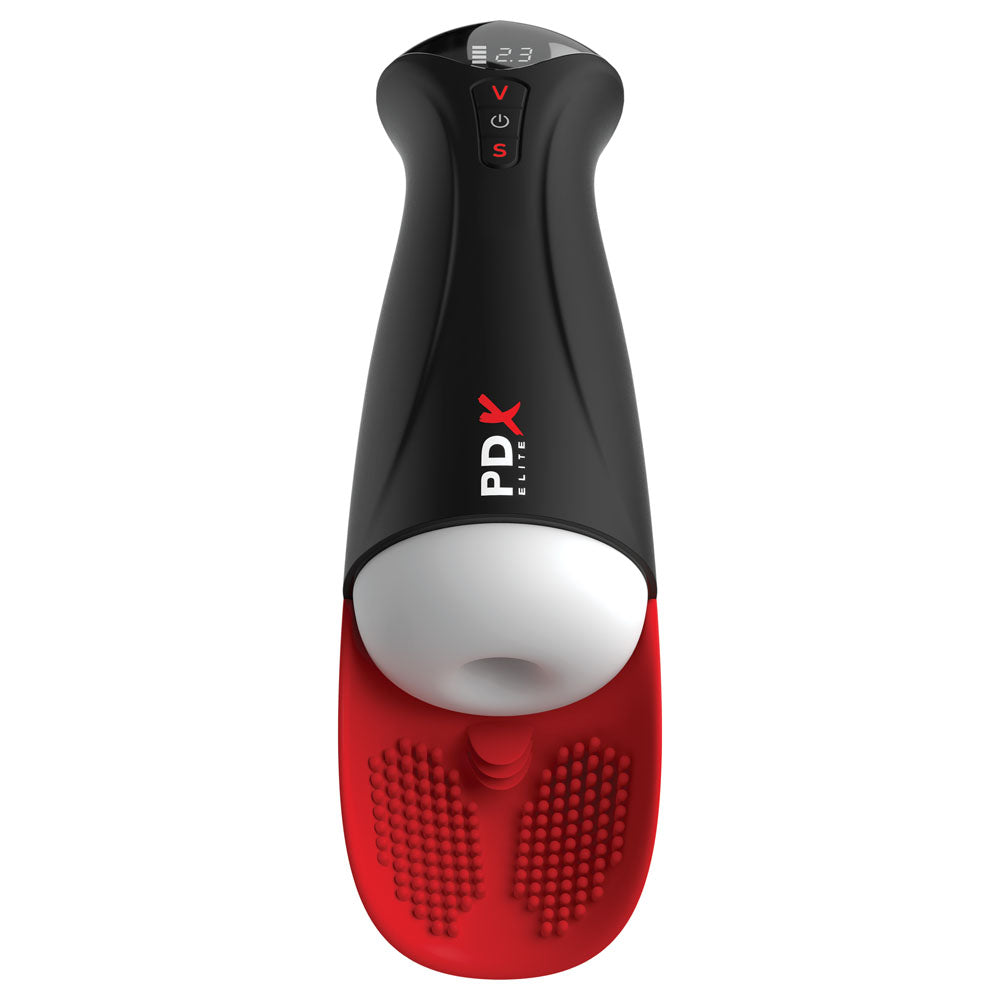 PDX Elite Fap-O-Matic Pro XL - White/Red