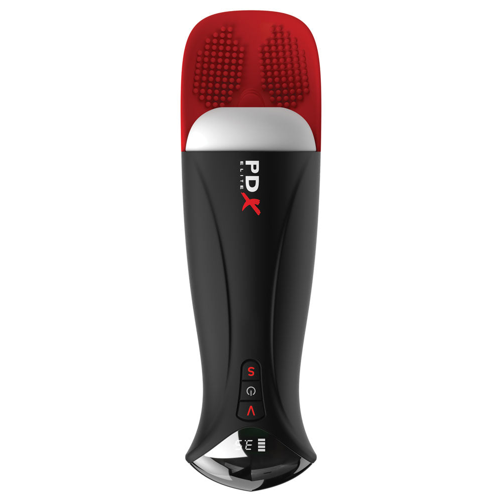 PDX Elite Fap-O-Matic Pro XL - White/Red
