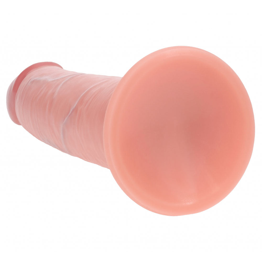 REALROCK Dual Density 8'' Sliding Skin Silicone Dildo - Flesh - Flesh 20.5 cm Sliding Skin Dildo
