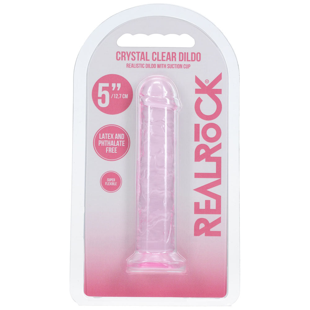 REALROCK Realistic 5'' Dildo - Pink - Pink 12.7 cm Dildo