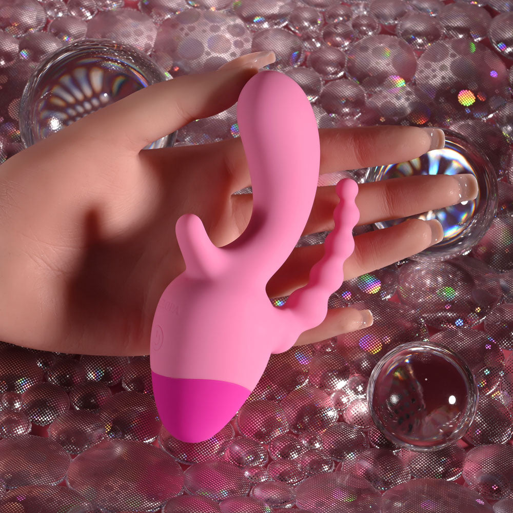 Selopa GAME ON - Pink USB Rechargeable Mini Triple Stimulator