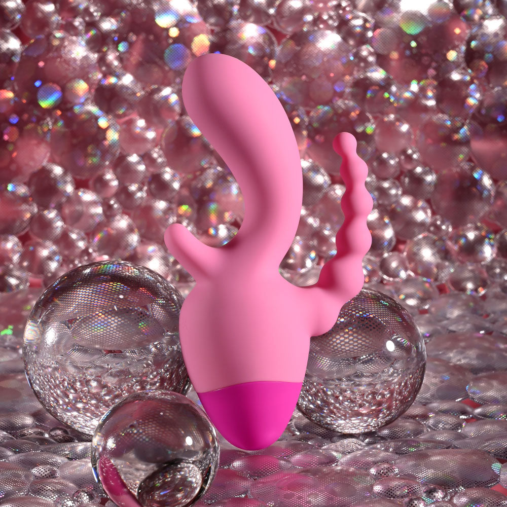 Selopa GAME ON - Pink USB Rechargeable Mini Triple Stimulator