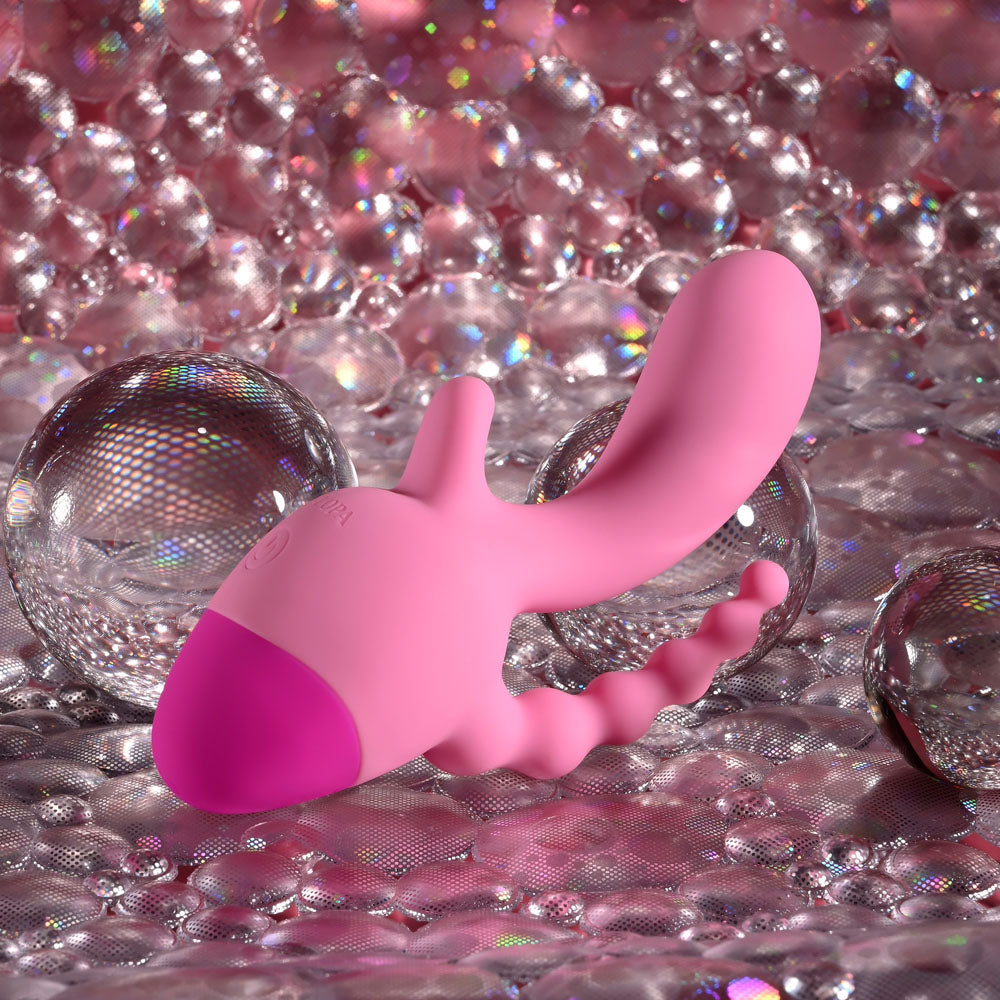 Selopa GAME ON - Pink USB Rechargeable Mini Triple Stimulator
