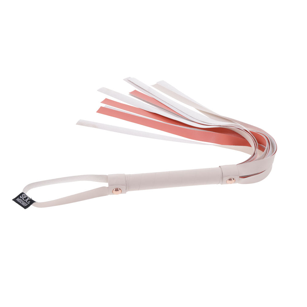 Sex & Mischief Peaches n CreaMe Stripe Flogger