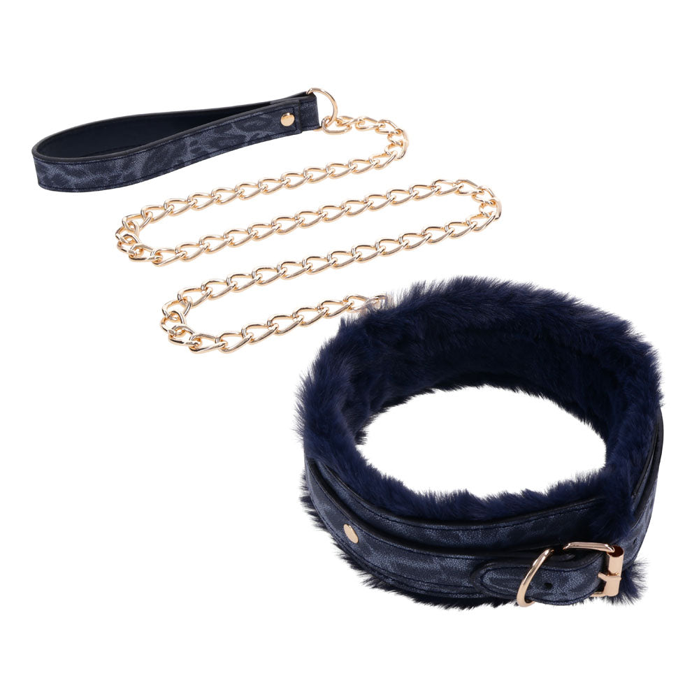 Sex & Mischief Cougar Fur Collar & Leash