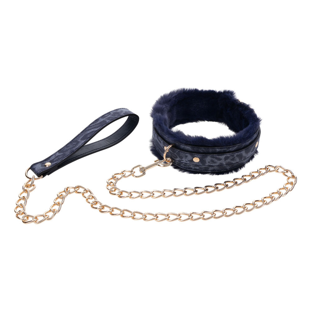 Sex & Mischief Cougar Fur Collar & Leash